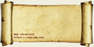 Tina Perković vizit kartica